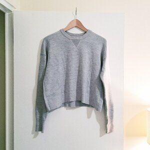 Icebreaker Gray Crew Neck Sweater